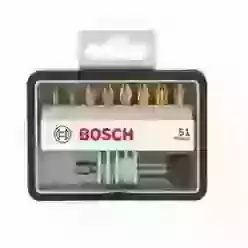 8+1-piece Robust Line screwdriver bit set S, Max Grip version